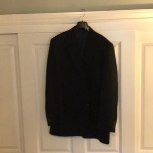 Hickey Freeman for Barney’s Navy Pinstriped Suit